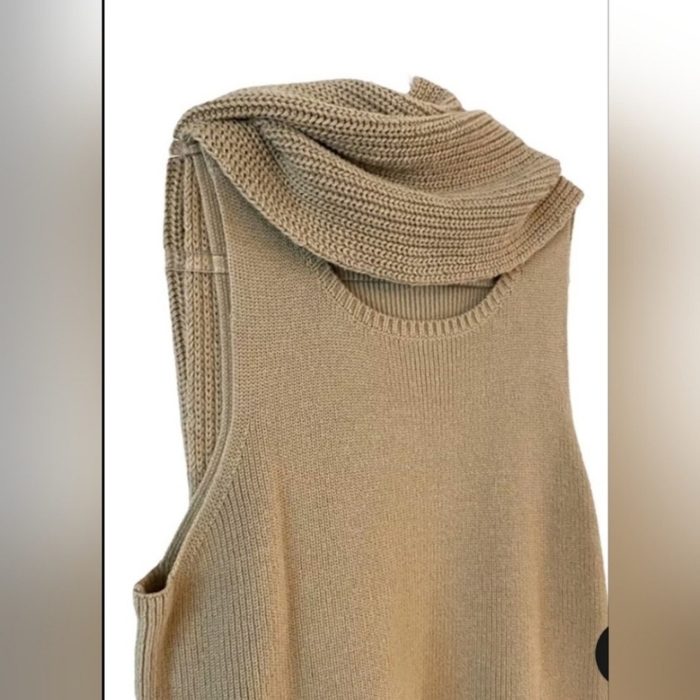 NWT CHICO'S Women's Camel Sleeveless with Cover-Up Sweater Size 3 US XL - Picture 7 of 9